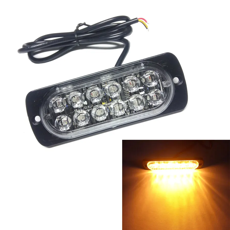 Super thin High Power 12W Waterproof 12V-24V 12 LED Car Truck Emergency Side Strobe Lights Warning Flashing Light Free Shipping
Super thin High Power 12W Waterproof 12V-24V 12 LED Car Truck Emergency Side Strobe Lights Warning Flashing Light Free Shipping