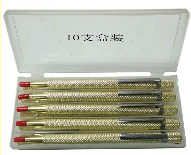 new type Pen clip type super hard durable Tungsten steel Marking pin for scribing line of Ceramic tile glass metal
new type Pen clip type super hard durable Tungsten steel Marking pin for scribing line of Ceramic tile glass metal
