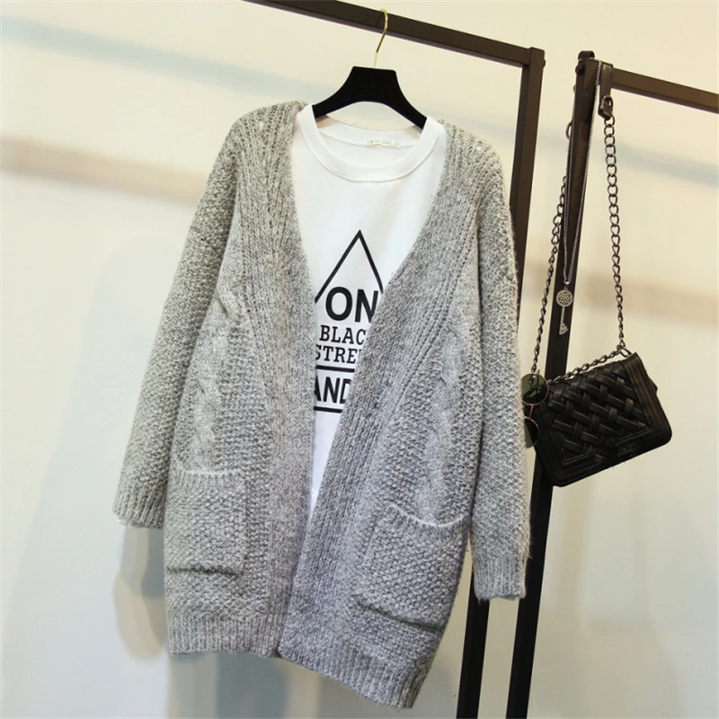 2020 Fashion Women Sweater Long CardiganAutumn Winter Style Long Sleeve Loose Thick Knitted Cardigan female Long Coat SW133
2020 Fashion Women Sweater Long CardiganAutumn Winter Style Long Sleeve Loose Thick Knitted Cardigan female Long Coat SW133