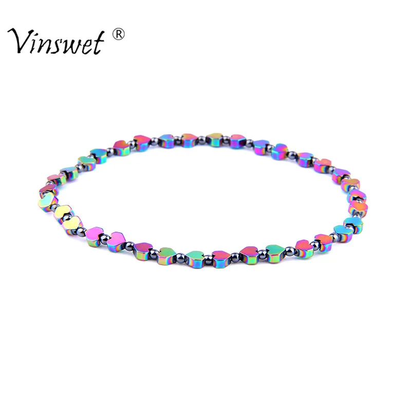Trendy Health Care Energy Weight Loss Bracelets for Women Men Fashion Heart Shaped Hematite Beaded Bracelet Jewelry
Trendy Health Care Energy Weight Loss Bracelets for Women Men Fashion Heart Shaped Hematite Beaded Bracelet Jewelry