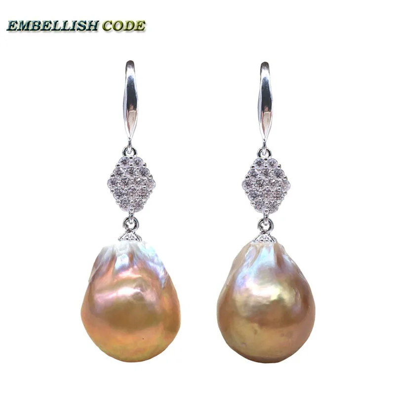 big size baroque pearl flame ball style hook earring purple gold color natural pearls with zircon 925 Sterling silver for lady
big size baroque pearl flame ball style hook earring purple gold color natural pearls with zircon 925 Sterling silver for lady