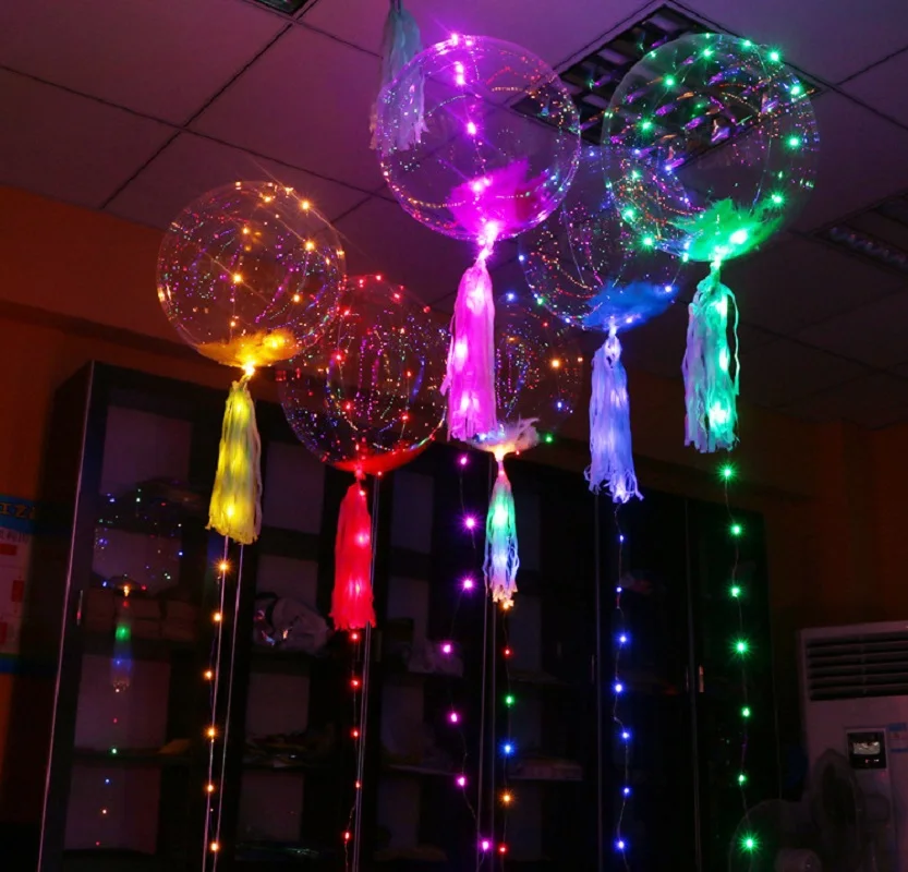 18 inch Luminous Led Balloon LED Transparent Balloon String Lights Round Bubble Helium Balloons Kids Wedding Decoration
18 inch Luminous Led Balloon LED Transparent Balloon String Lights Round Bubble Helium Balloons Kids Wedding Decoration