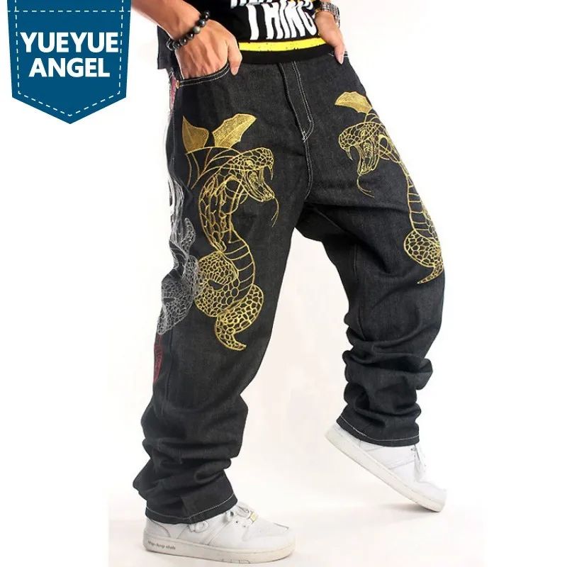 New Brand Hip Hop Street Dance Mens Embroidery Denim Trousers Full Length Fashion Casual Loose Plus Size 30-46 Male Cross Pants
New Brand Hip Hop Street Dance Mens Embroidery Denim Trousers Full Length Fashion Casual Loose Plus Size 30-46 Male Cross Pants