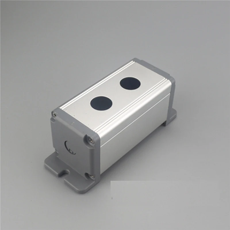 Aluminum pushbutton switch box Metal Push Button switch box 45*45 two hole 16mm/19mm/22mm pushbutton switch enclosure
Aluminum pushbutton switch box Metal Push Button switch box 45*45 two hole 16mm/19mm/22mm pushbutton switch enclosure