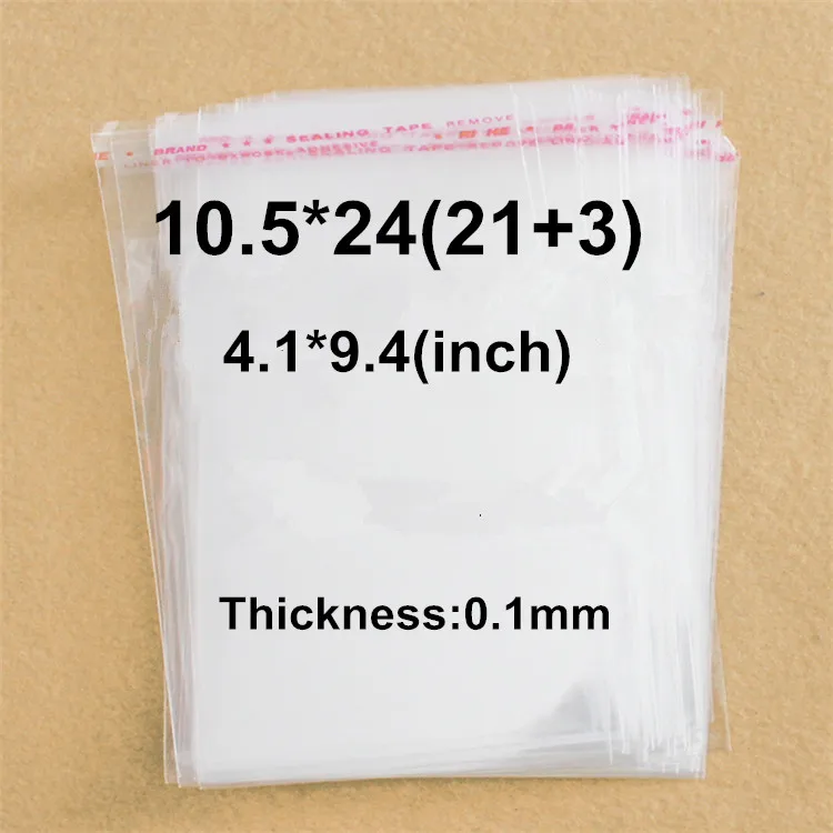 600 X (4.1*9.4inch) Clear Self Adhesive Resealable Opp Poly Cellophane Food Candy Gift Bags Packing Plastic Bag
600 X (4.1*9.4inch) Clear Self Adhesive Resealable Opp Poly Cellophane Food Candy Gift Bags Packing Plastic Bag