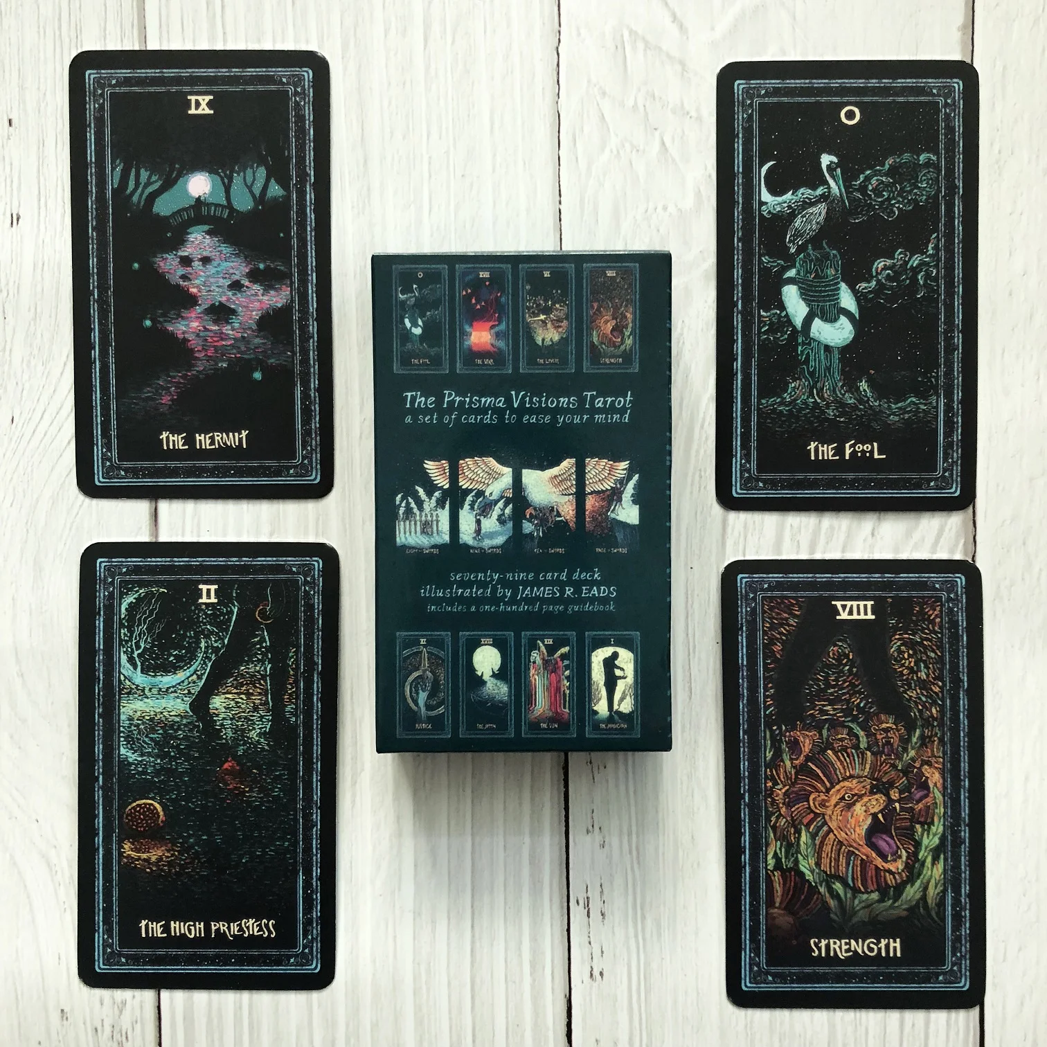 78+1Pcs English DIY silver plating Prisma Visions Tarot board game tarot cards deck Divination
78+1Pcs English DIY silver plating Prisma Visions Tarot board game tarot cards deck Divination