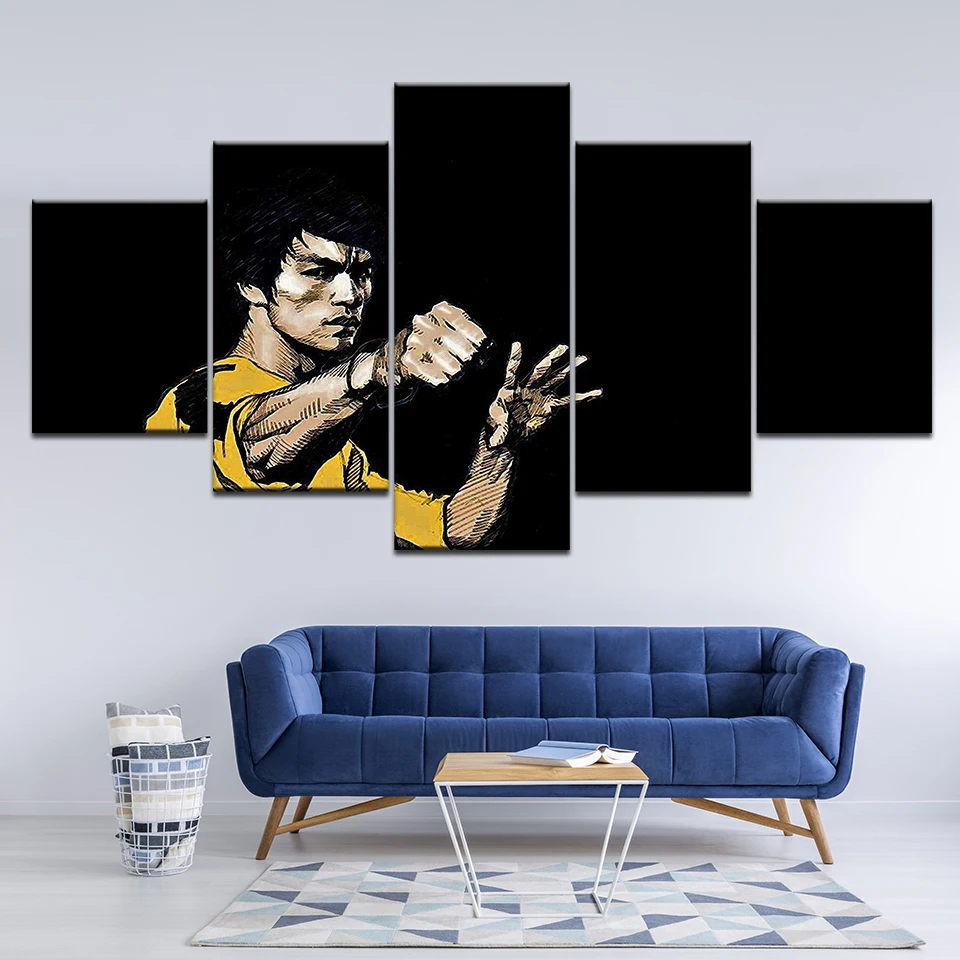 Canvas Painting Bruce Lee - Do not pray for an easy life 5 Pieces Wall Art Painting Modular Wallpapers Poster Print Home Decor
Canvas Painting Bruce Lee - Do not pray for an easy life 5 Pieces Wall Art Painting Modular Wallpapers Poster Print Home Decor