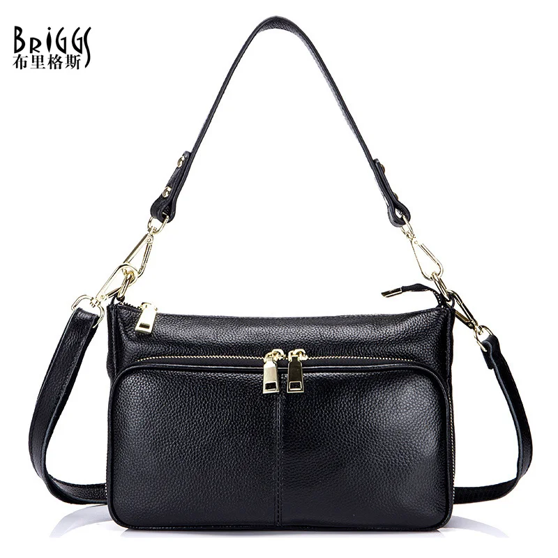 BRIGGS Brand Messenger Bags Women Designer Vintage Shoulder Bag Ladies Genuine Leather Handbags Classic Female Crossbody Bags
BRIGGS Brand Messenger Bags Women Designer Vintage Shoulder Bag Ladies Genuine Leather Handbags Classic Female Crossbody Bags
