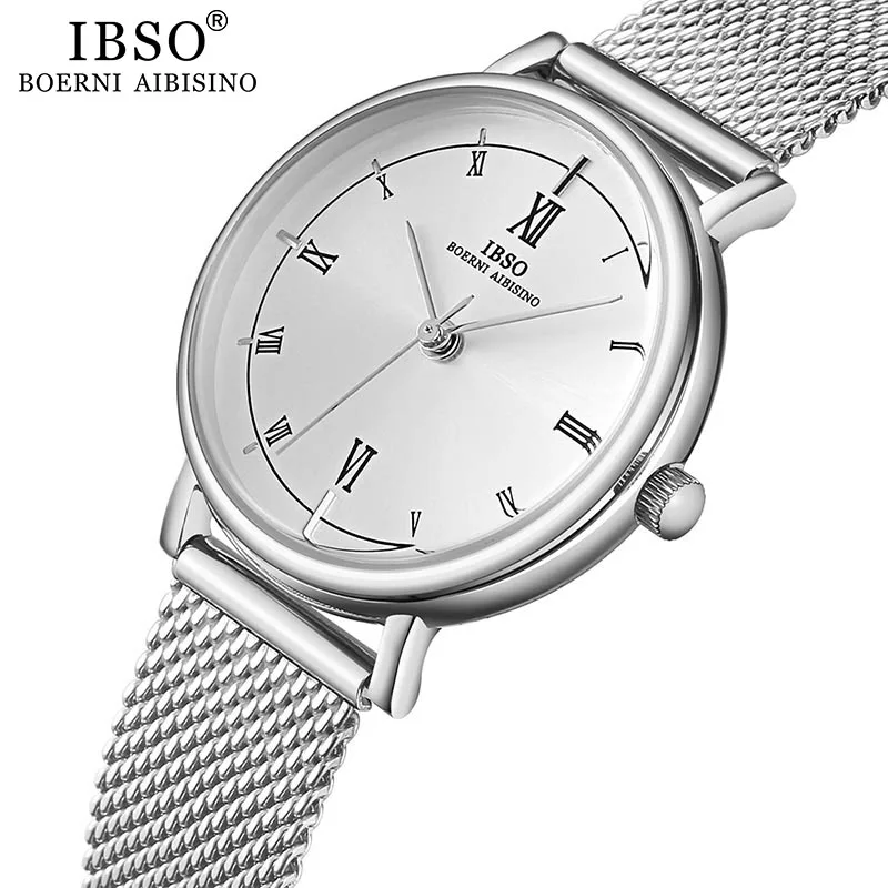 IBSO Women's Quartz Stainless Steel Mesh Belt Ladies Watches Luxury Women Watch Fashion 2019 Relogio Masculino For Women Gift
IBSO Women's Quartz Stainless Steel Mesh Belt Ladies Watches Luxury Women Watch Fashion 2019 Relogio Masculino For Women Gift