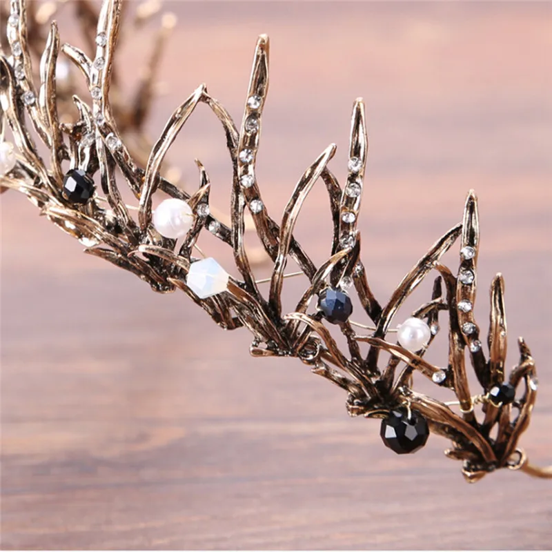 Bronze Silver Crystal Wedding Queen Crown Hair Jewelry Plated Rhinestones Tiaras Hairwear for Women Bride Wedding Accessories
Bronze Silver Crystal Wedding Queen Crown Hair Jewelry Plated Rhinestones Tiaras Hairwear for Women Bride Wedding Accessories