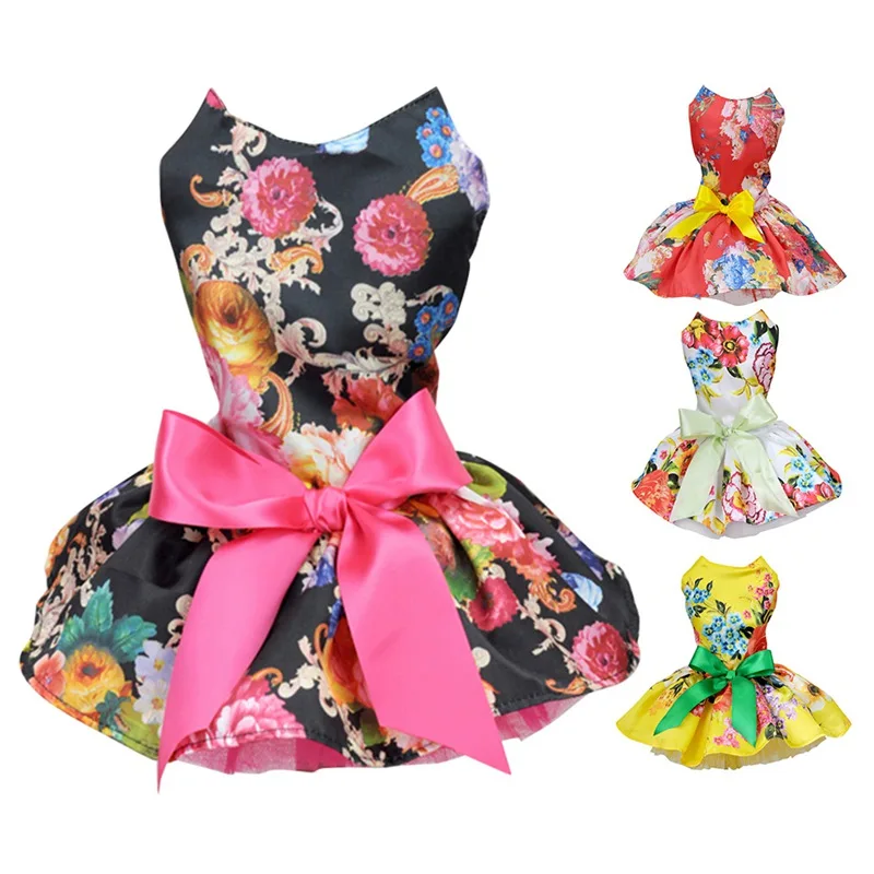 Cute Flowers Ribbon Dog Dress Dog Clothes Cozy Sleeveless Dog Shirt Pet Dress Sundress Princess Party Small Dog Skirt Outfit
Cute Flowers Ribbon Dog Dress Dog Clothes Cozy Sleeveless Dog Shirt Pet Dress Sundress Princess Party Small Dog Skirt Outfit