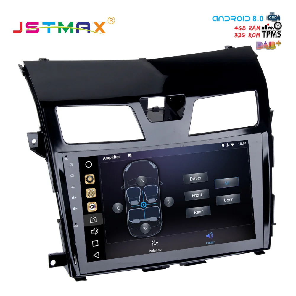 Автомагнитола 10 2 дюймов Android 8 0 DVD-радио для Nissan Altima Teana 2013 + система головного