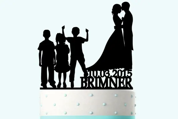 Acrylic wedding Cake Toppers bride groom with two boys and girl custom name and date engagement bridal shower party decorations
Acrylic wedding Cake Toppers bride groom with two boys and girl custom name and date engagement bridal shower party decorations