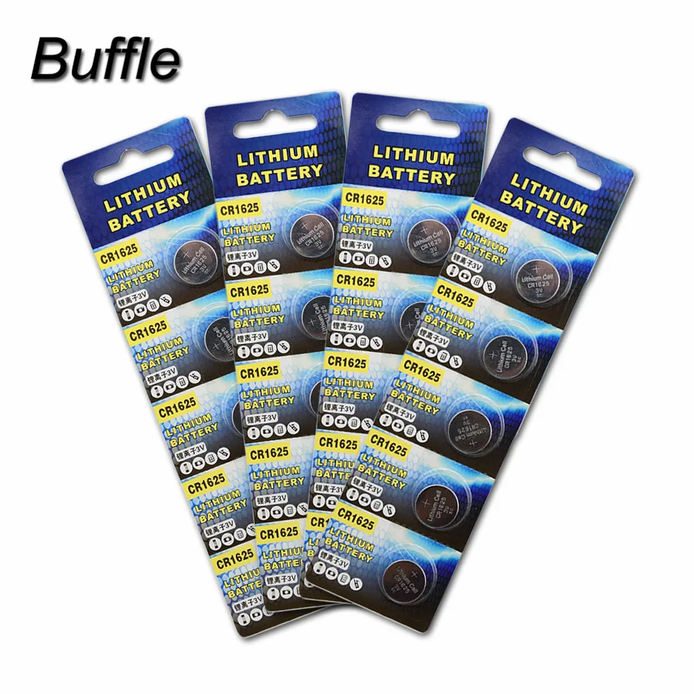 20pcs/4pack Buffle CR1625 3V Button Lithium Batteries Cell Battery For Electronic scales, watch BR1625 ECR1625 LM1625
20pcs/4pack Buffle CR1625 3V Button Lithium Batteries Cell Battery For Electronic scales, watch BR1625 ECR1625 LM1625