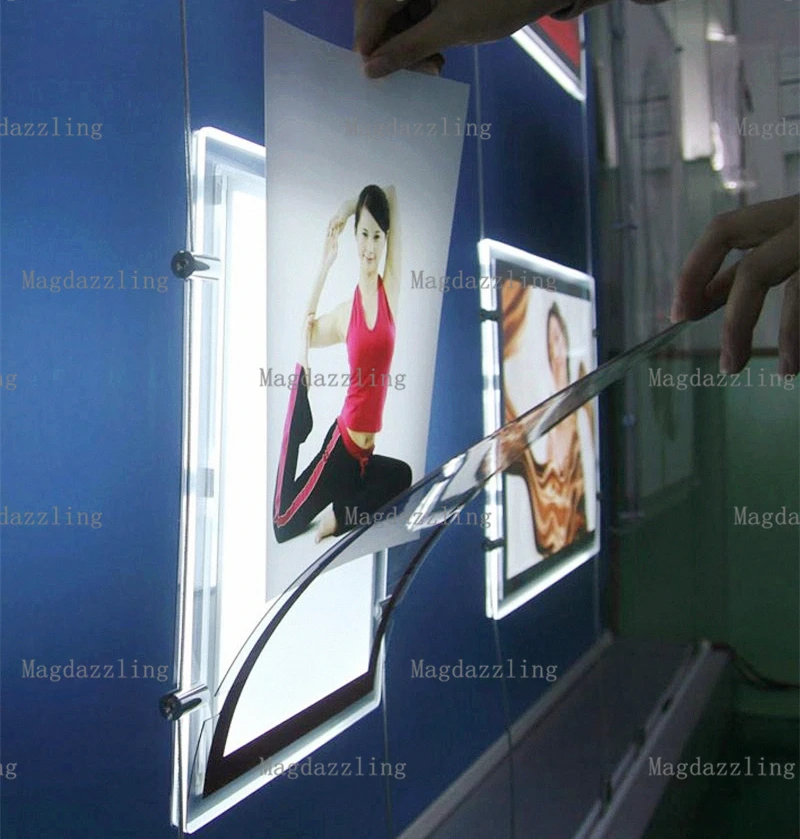 12PCS A3 Landscape+8PCS A4 Portrait One Side Magnetic Acrylic Panel LED Window Display Light Pocket for Real Estate Agent | Освещение