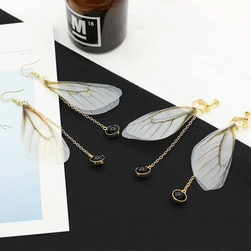 Clear Vein Wings & Leaf Golden Chain Stick Crystal Beads Tassel Butterfly Dangle Earrings Women Drop Earrings 11 Kinds
Clear Vein Wings & Leaf Golden Chain Stick Crystal Beads Tassel Butterfly Dangle Earrings Women Drop Earrings 11 Kinds