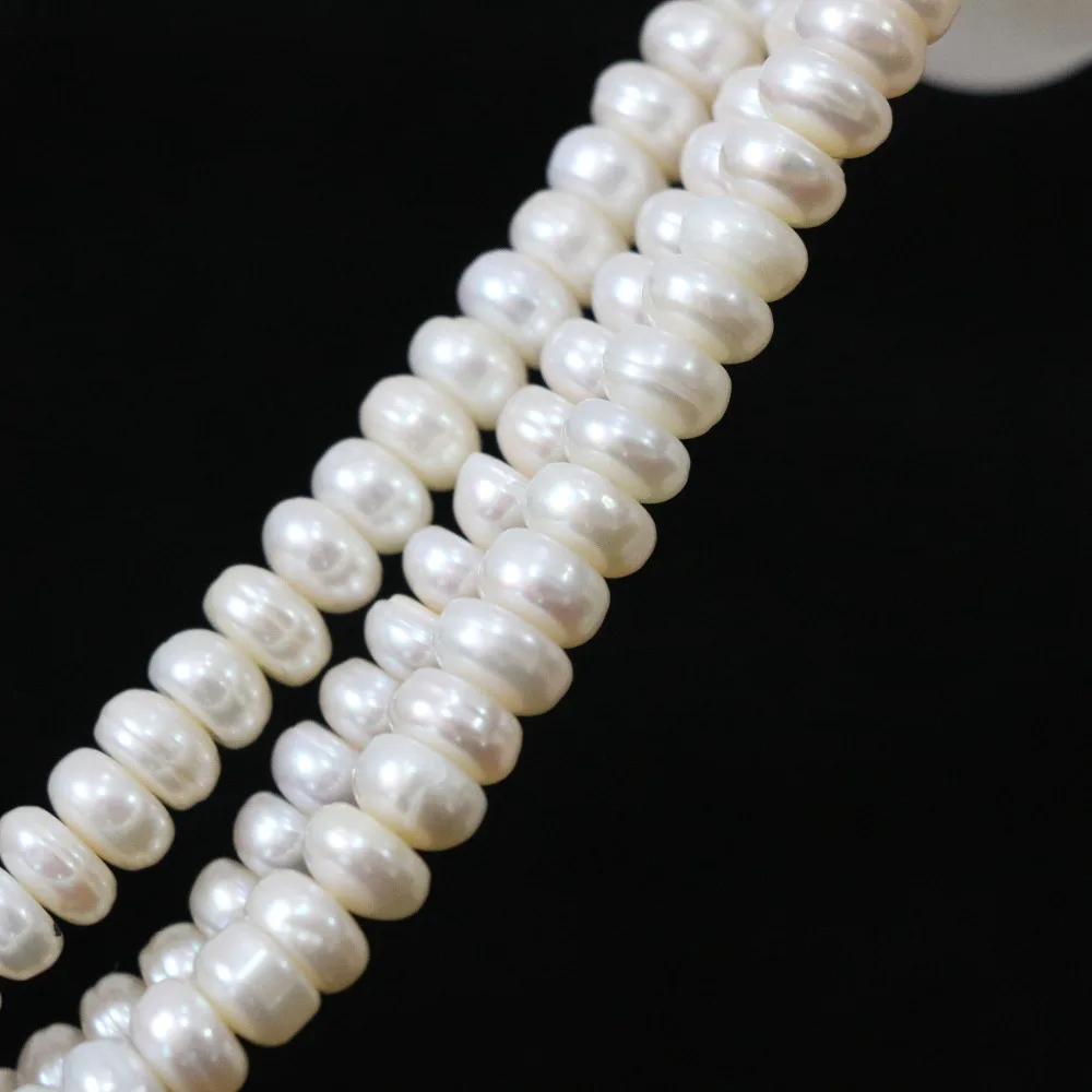 Making jewelry natural cultured freshwater white pearl diy loose beads button abacus charms women wholesale retail 15inch B1329
Making jewelry natural cultured freshwater white pearl diy loose beads button abacus charms women wholesale retail 15inch B1329