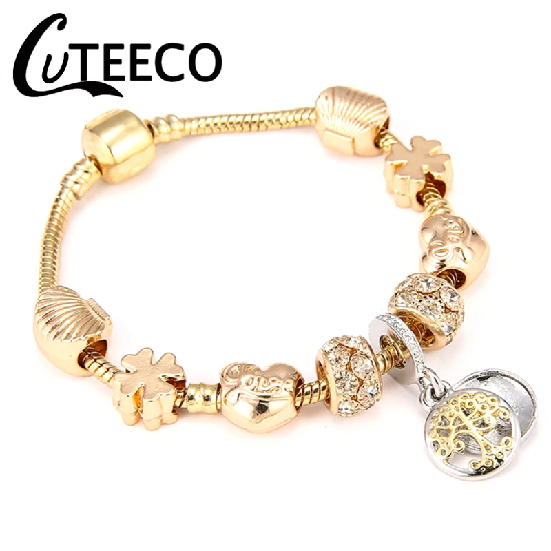 CUTEECO New Style Royal Crystal Crown Charm Bracelet Fit Gold Color Snake Chain Brand Bracelets & Bangles for Women Jewelry
CUTEECO New Style Royal Crystal Crown Charm Bracelet Fit Gold Color Snake Chain Brand Bracelets & Bangles for Women Jewelry