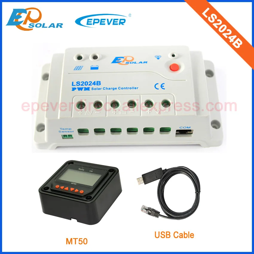 LS2024B 12v 24v auto work solar EPEVER EPsolar portable controllers with MT50 remote meter and USB cable 20A 20amp
LS2024B 12v 24v auto work solar EPEVER EPsolar portable controllers with MT50 remote meter and USB cable 20A 20amp