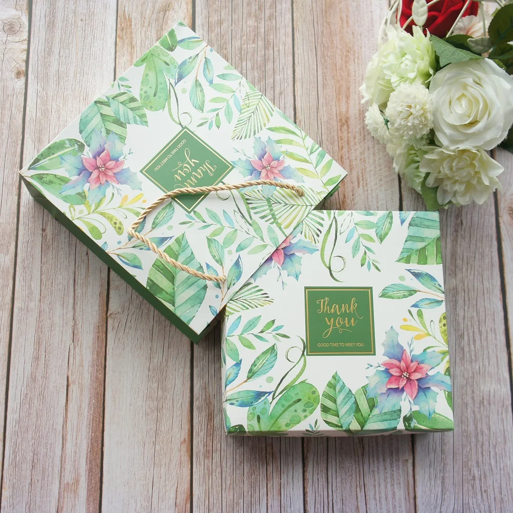 18.5*18.5*6cm 3set Gold Thank You Leaves Design Paper Box + Bag As Cookie Candy Handmade Sweet Wedding Birthday Gift Use
18.5*18.5*6cm 3set Gold Thank You Leaves Design Paper Box + Bag As Cookie Candy Handmade Sweet Wedding Birthday Gift Use