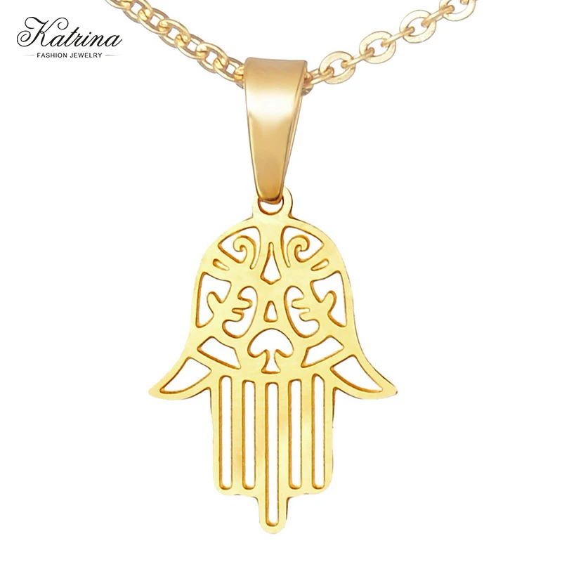 Katrina 2017 New European and American style Golden musical note Stainless steel type Rhinestone Separable Lovers Necklace | Украшения и