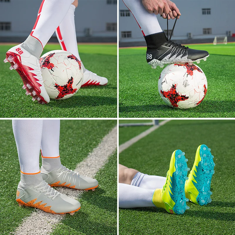 Men Football Boots Adults Flexible Outdoor Turf Futsal Football Shoes Sneakers Professional Trainers Long Spikes Soccer Shoes 45
Men Football Boots Adults Flexible Outdoor Turf Futsal Football Shoes Sneakers Professional Trainers Long Spikes Soccer Shoes 45