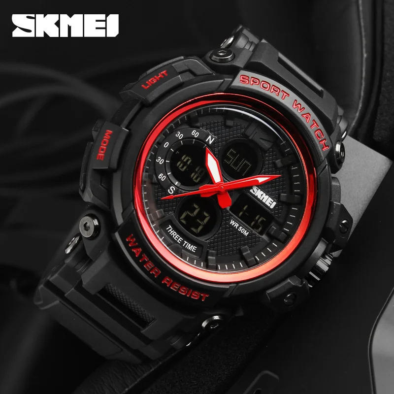 SKMEI Military Sports Digital Watch Fashion Dual Display Quartz Watches Men Waterproof Wristwatches Erkek Saat Relogio Masculino
SKMEI Military Sports Digital Watch Fashion Dual Display Quartz Watches Men Waterproof Wristwatches Erkek Saat Relogio Masculino