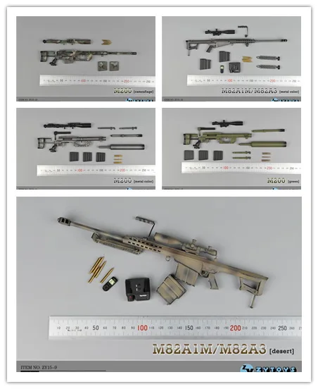Фигурка в масштабе 1/6, аксессуары для кукол, оружие M82A1 или M200, модель винтовки для 12 дюймов экшн-фигурок, кукла в комплект не входит и другие ...
Фигурка в масштабе 1/6, аксессуары для кукол, оружие M82A1 или M200, модель винтовки для 12 дюймов экшн-фигурок, кукла в комплект не входит и другие ...