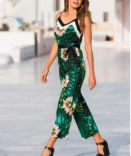 S-XL women sleeveless strap jumpsuit floral print casual leisure jumpsuit summer spring brand full length trousers jumpsuit
S-XL women sleeveless strap jumpsuit floral print casual leisure jumpsuit summer spring brand full length trousers jumpsuit