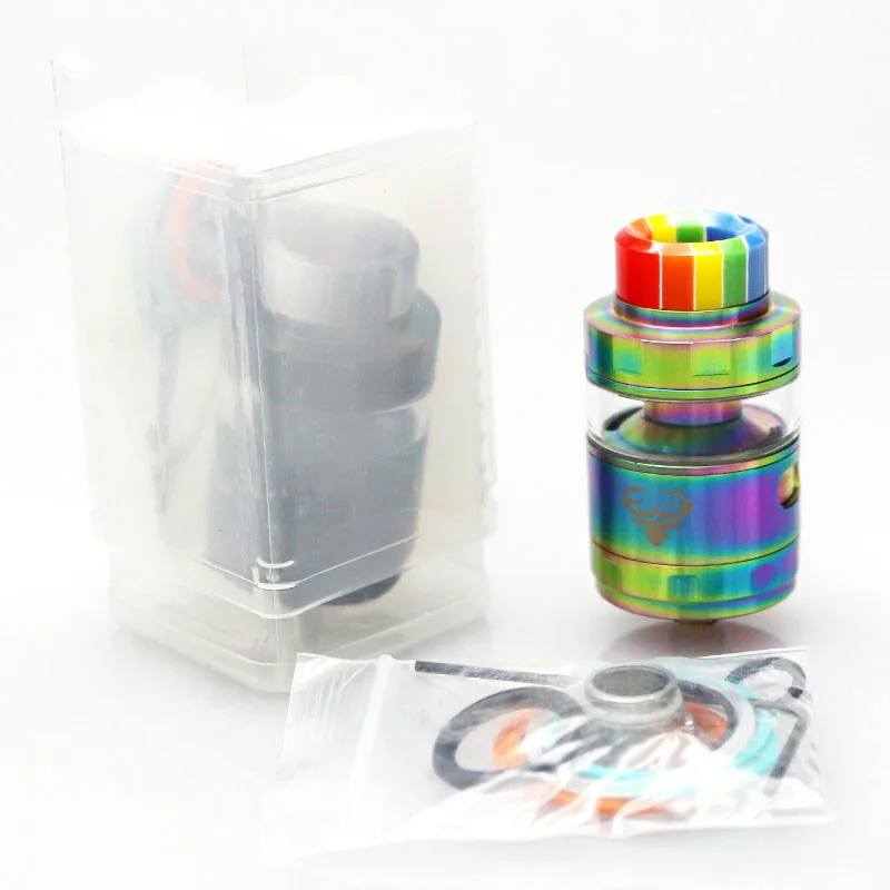 High Quality Blitzen RTA Atomizer Diameter 24mm Capacity 2ml/5ml for e-Cigarette 510 Thread Battery Box Mod
High Quality Blitzen RTA Atomizer Diameter 24mm Capacity 2ml/5ml for e-Cigarette 510 Thread Battery Box Mod
