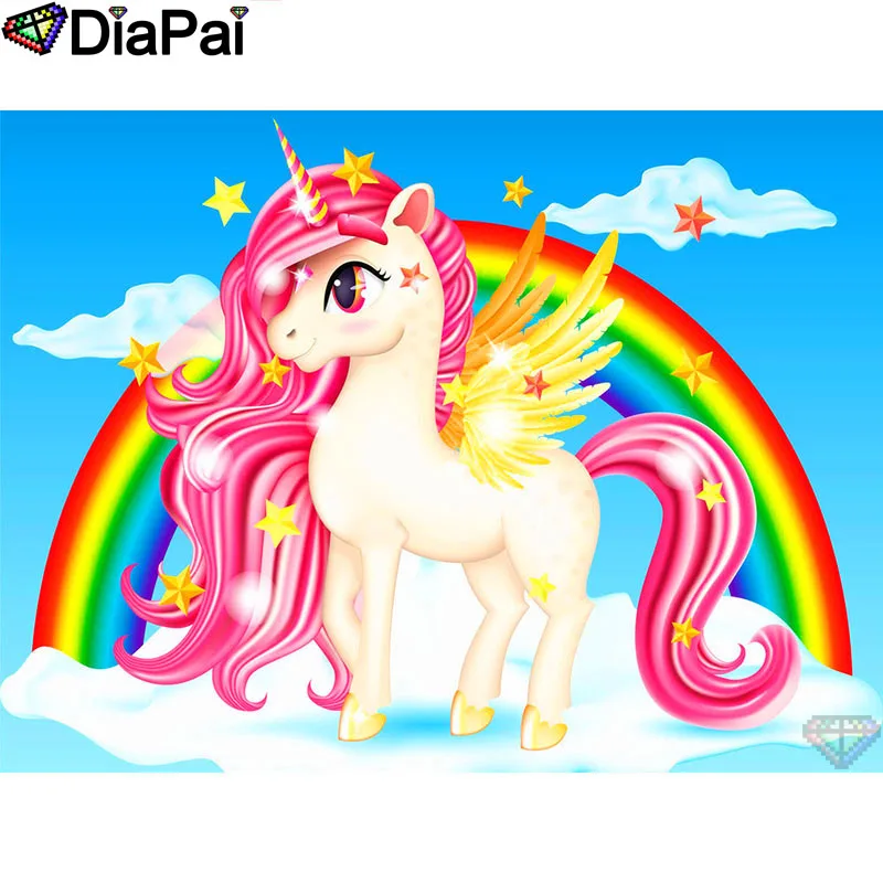 DIAPAI 100% Full Square/Round Drill 5D DIY Diamond Painting "Cartoon color horse"Diamond Embroidery Cross Stitch 3D Decor A19147
DIAPAI 100% Full Square/Round Drill 5D DIY Diamond Painting "Cartoon color horse"Diamond Embroidery Cross Stitch 3D Decor A19147