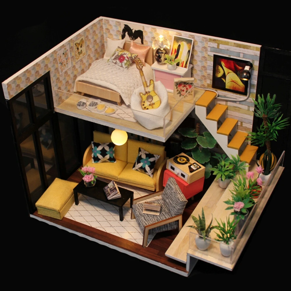 New Diy Miniature Wooden Doll House Furniture Kits Toys Handmade Craft Miniature Model Kit Dollhouse Toys Gift For Children M031
New Diy Miniature Wooden Doll House Furniture Kits Toys Handmade Craft Miniature Model Kit Dollhouse Toys Gift For Children M031