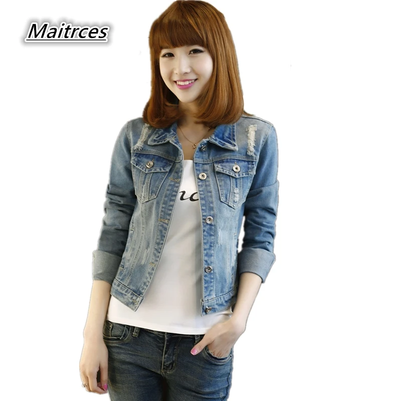 2018 Fashion New Arrival Women's Denim Jackets Vintage Casual Coat Female Jean Jacket For Outerwear Women Basic Coats JK002
2018 Fashion New Arrival Women's Denim Jackets Vintage Casual Coat Female Jean Jacket For Outerwear Women Basic Coats JK002