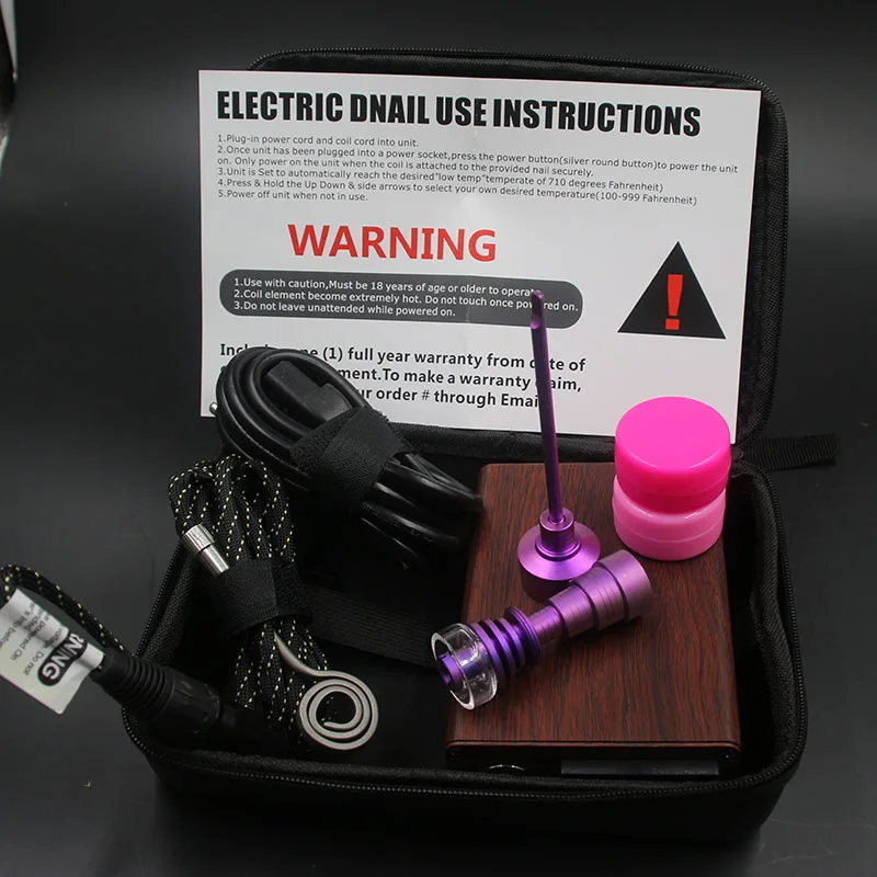 Electric dab Enail kit Gr2 titanium quartz nail PID TC digital box dab tool color carb cap for Pipes Christmas gift
Electric dab Enail kit Gr2 titanium quartz nail PID TC digital box dab tool color carb cap for Pipes Christmas gift