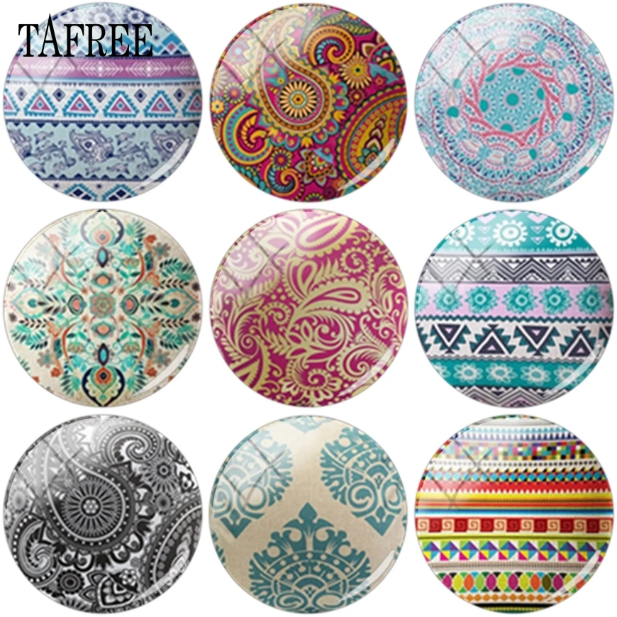 TAFREE Multi Style Retro Pattern Glass Cabochon 12mm 16mm 20mm Dome Base Cover Pendant For Keychains Necklace DIY Accessories
TAFREE Multi Style Retro Pattern Glass Cabochon 12mm 16mm 20mm Dome Base Cover Pendant For Keychains Necklace DIY Accessories