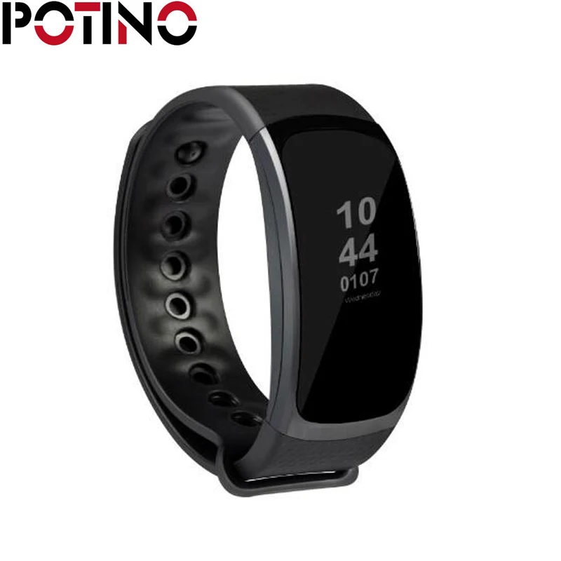 Potino a18 сердечного ритма smartband для Android IOS сна Мониторы Сидячий напоминание шагомер