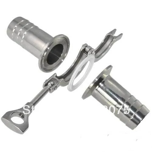 1.75" SS304 TRI-CLAMP ASSEMBLY (2xSanitary Hose Barb Fitting ++ 1xclamp + 1xgasket) Tube fitting
1.75" SS304 TRI-CLAMP ASSEMBLY (2xSanitary Hose Barb Fitting ++ 1xclamp + 1xgasket) Tube fitting