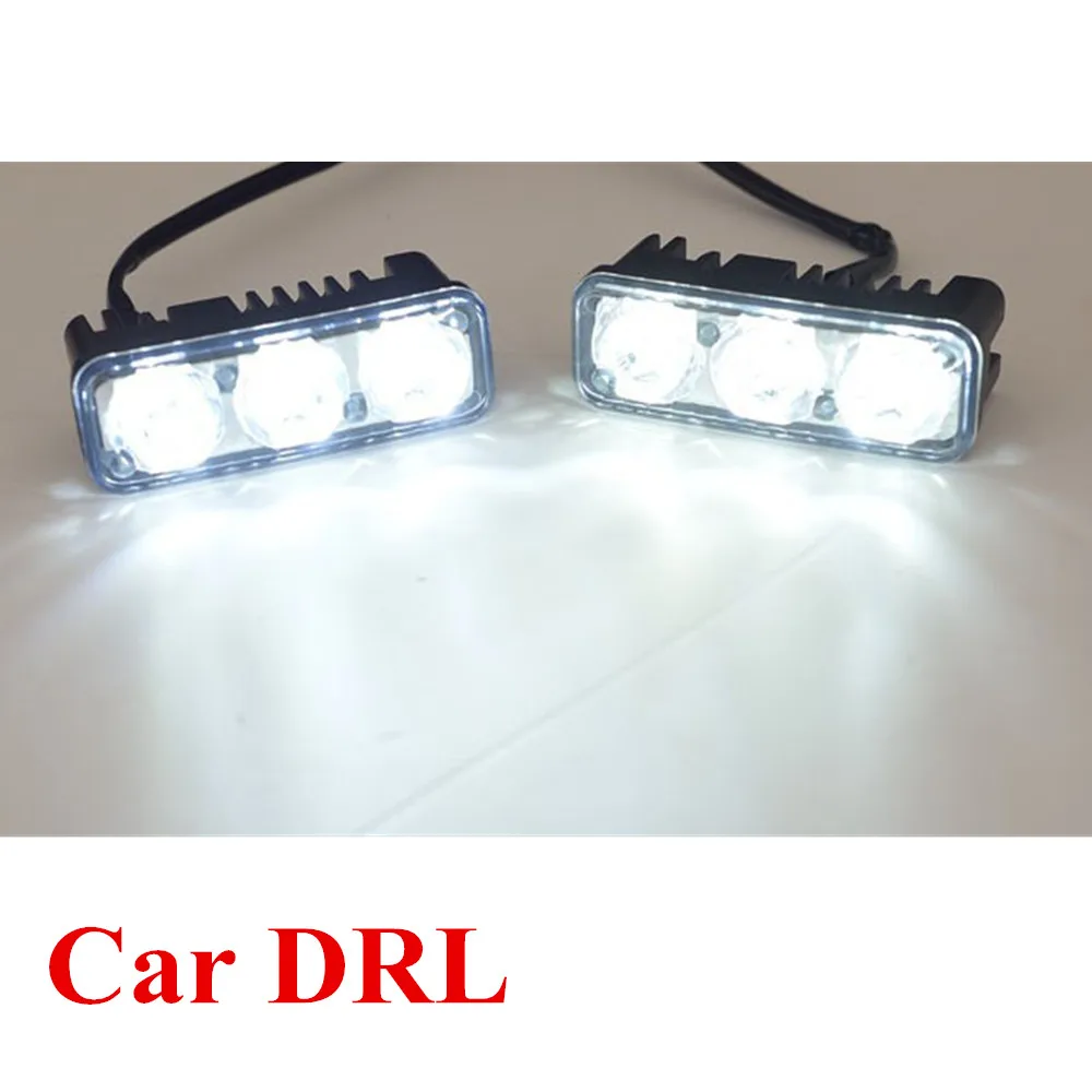 new high power 2PCS/ SET 6 LED 9W Universal car light source waterproof DC12V DRL Auto lamp white Daytime Running Light
new high power 2PCS/ SET 6 LED 9W Universal car light source waterproof DC12V DRL Auto lamp white Daytime Running Light