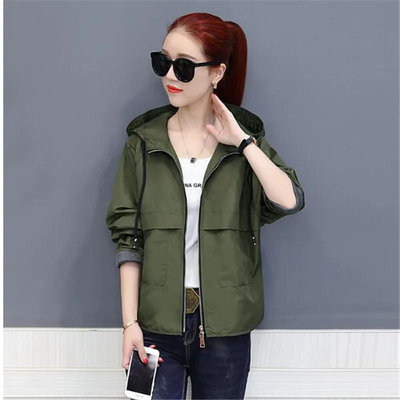2018 New Women Spring Autumn Coat Women Fashion Leisure Jacket Hooded Big Yards Short Jacket Spring Autumn Women Coat A0263
2018 New Women Spring Autumn Coat Women Fashion Leisure Jacket Hooded Big Yards Short Jacket Spring Autumn Women Coat A0263