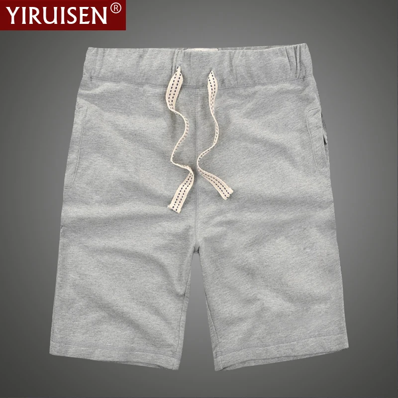 Yiruisen бренд 2018 Новый 100% хлопок сплошной Шорты для женщин Для мужчин лето