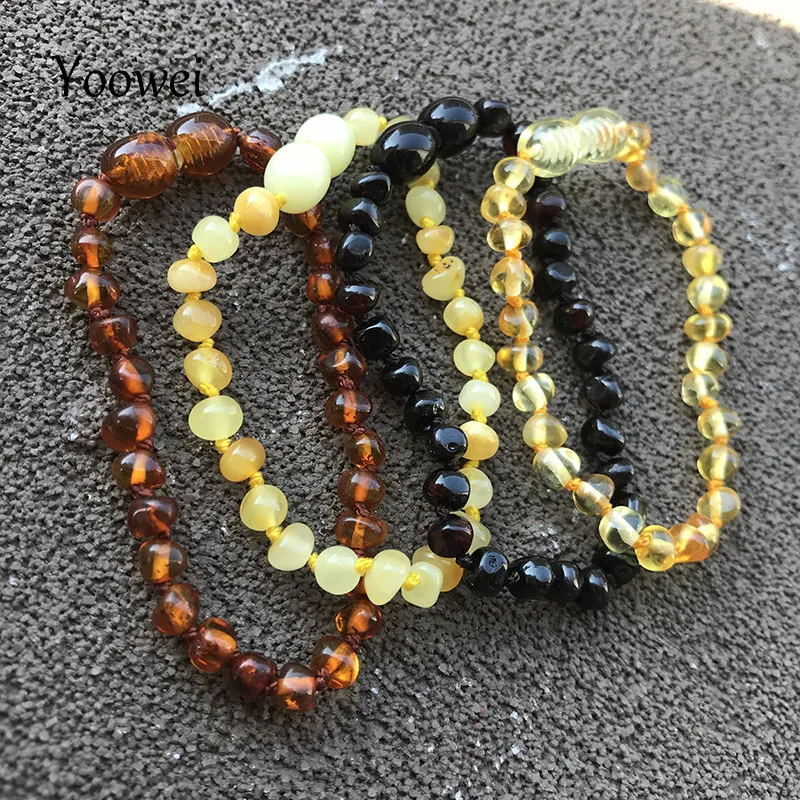 Yoowei 6 Colors Natural Amber Bracelet/Anklet Chic Women Amber Bracelet Baltic 4mm Small Beads Baby Teething Jewelry Wholesaler
Yoowei 6 Colors Natural Amber Bracelet/Anklet Chic Women Amber Bracelet Baltic 4mm Small Beads Baby Teething Jewelry Wholesaler