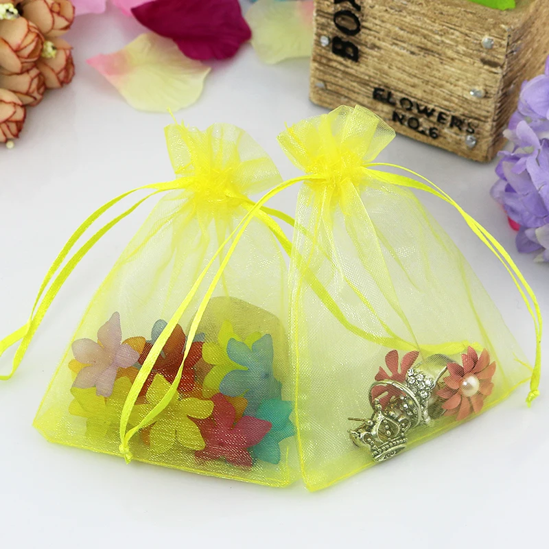 500pcs/lot Organza Bags Yellow 11x16cm Wedding Jewelry Gift bag Transparent Organza Drawstring Rectangle Bags
500pcs/lot Organza Bags Yellow 11x16cm Wedding Jewelry Gift bag Transparent Organza Drawstring Rectangle Bags