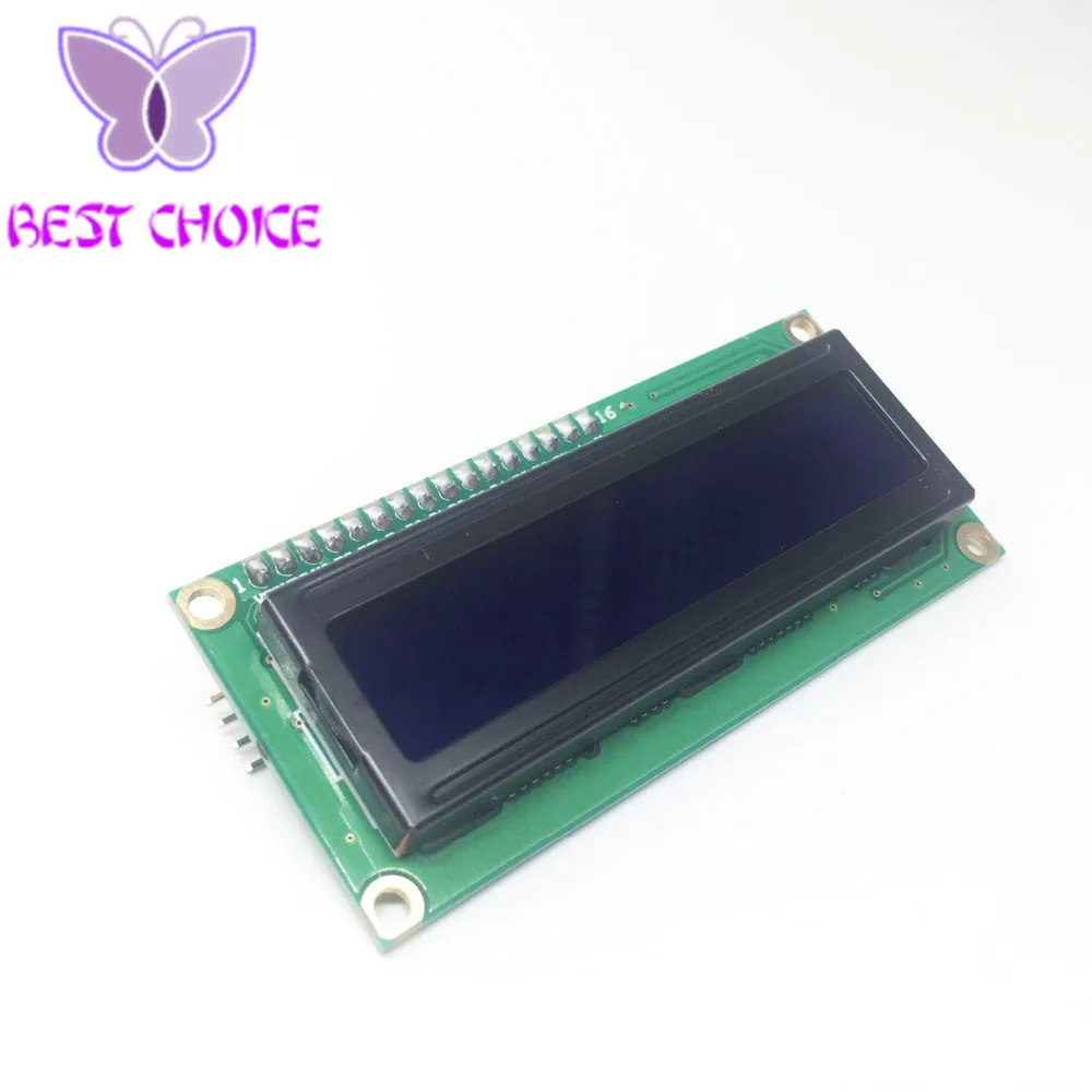 5 шт. ЖК дисплей 1602 + I2C LCD Модуль синий экран PCF8574 IIC/I2C для arduino плата