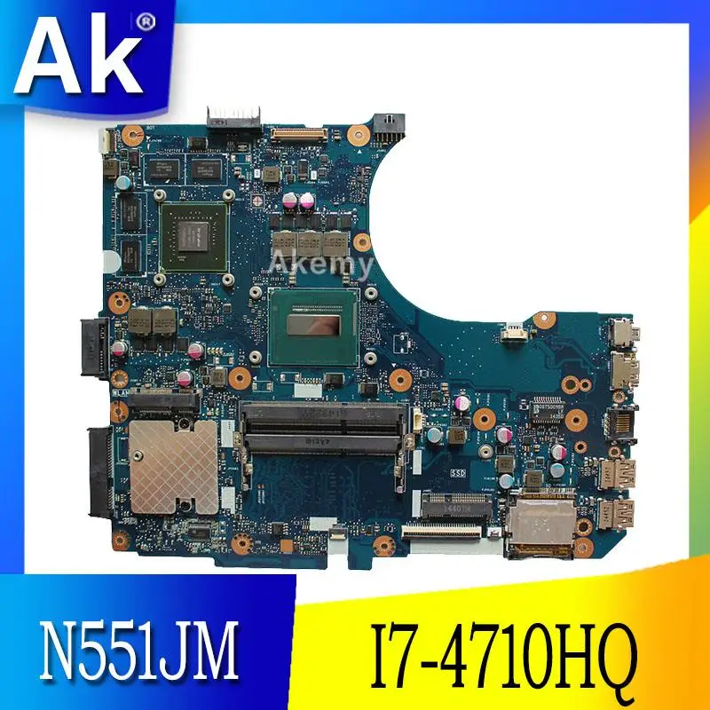 AK N551JM материнская плата для ноутбука For Asus N551JM G551JM N551JW N551J N551 тест оригинальная материнская плата I7-4710HQ GTX860M
AK N551JM материнская плата для ноутбука For Asus N551JM G551JM N551JW N551J N551 тест оригинальная материнская плата I7-4710HQ GTX860M