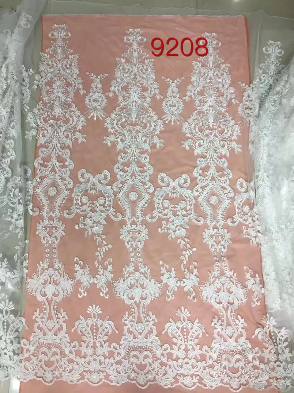 5yards New popular design african guipure cord lace fabric SYJ-3288 water soluble for wedding dress
5yards New popular design african guipure cord lace fabric SYJ-3288 water soluble for wedding dress
