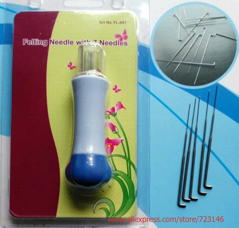 1 set DIY Felting Needles Tool with 7 Needles Wool fabric yarn Embroidery HobbyCraft for Inspired Child FOR PFAFF BERINIA SINGER
1 set DIY Felting Needles Tool with 7 Needles Wool fabric yarn Embroidery HobbyCraft for Inspired Child FOR PFAFF BERINIA SINGER