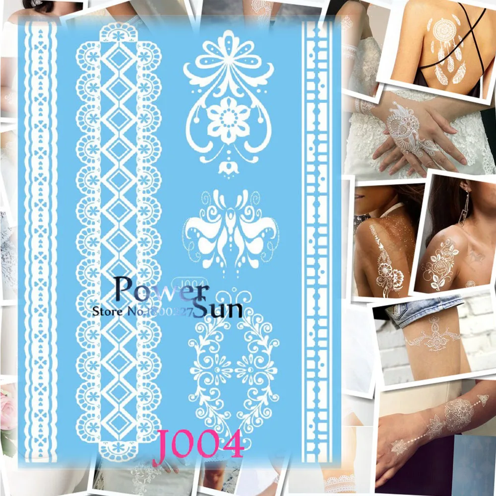 1PC Waterproof White Henna Flower Arm Tattoo Lace Jewelry Design Body Art Temporary Tattoo Sticker Women Wedding Bracelet Tatoos
1PC Waterproof White Henna Flower Arm Tattoo Lace Jewelry Design Body Art Temporary Tattoo Sticker Women Wedding Bracelet Tatoos
