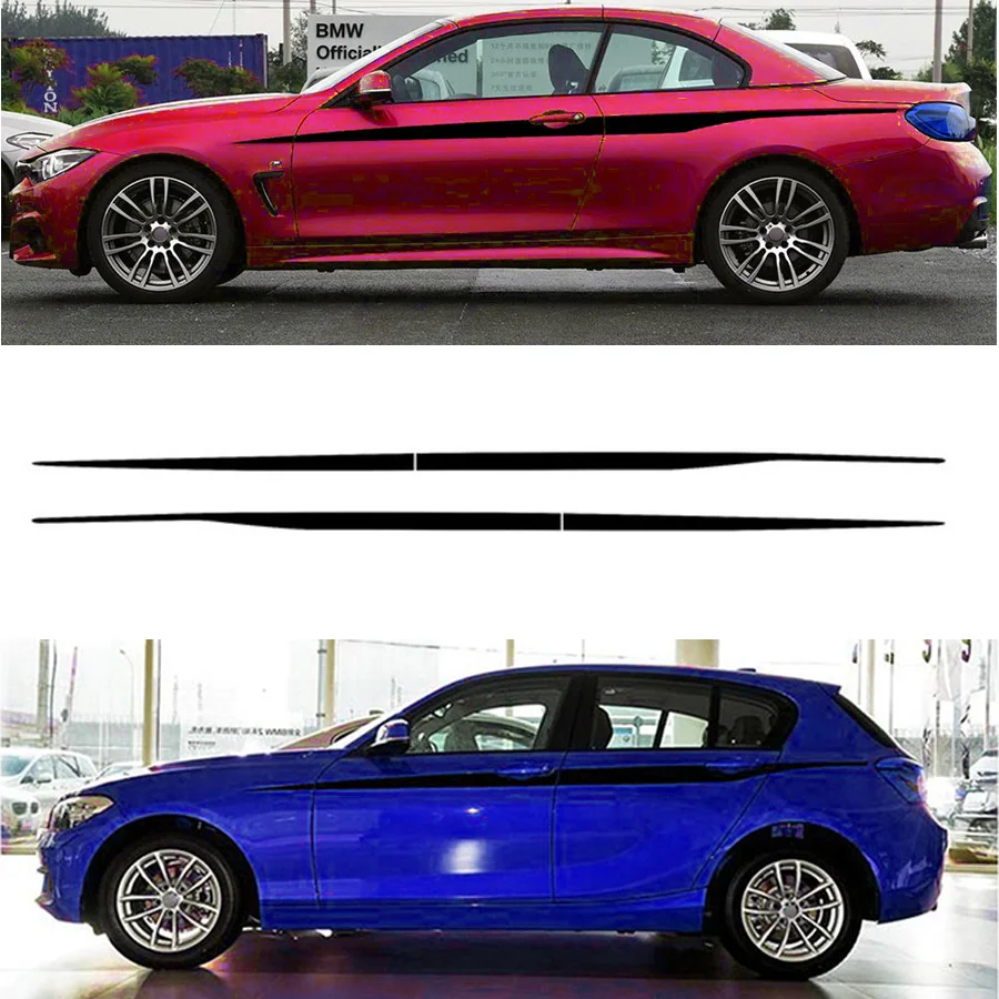 2pcs Side Vinyl Stripe Decal Sticker Waist Line Door Side Decals Car Stylingfor BMW SUV
2pcs Side Vinyl Stripe Decal Sticker Waist Line Door Side Decals Car Stylingfor BMW SUV