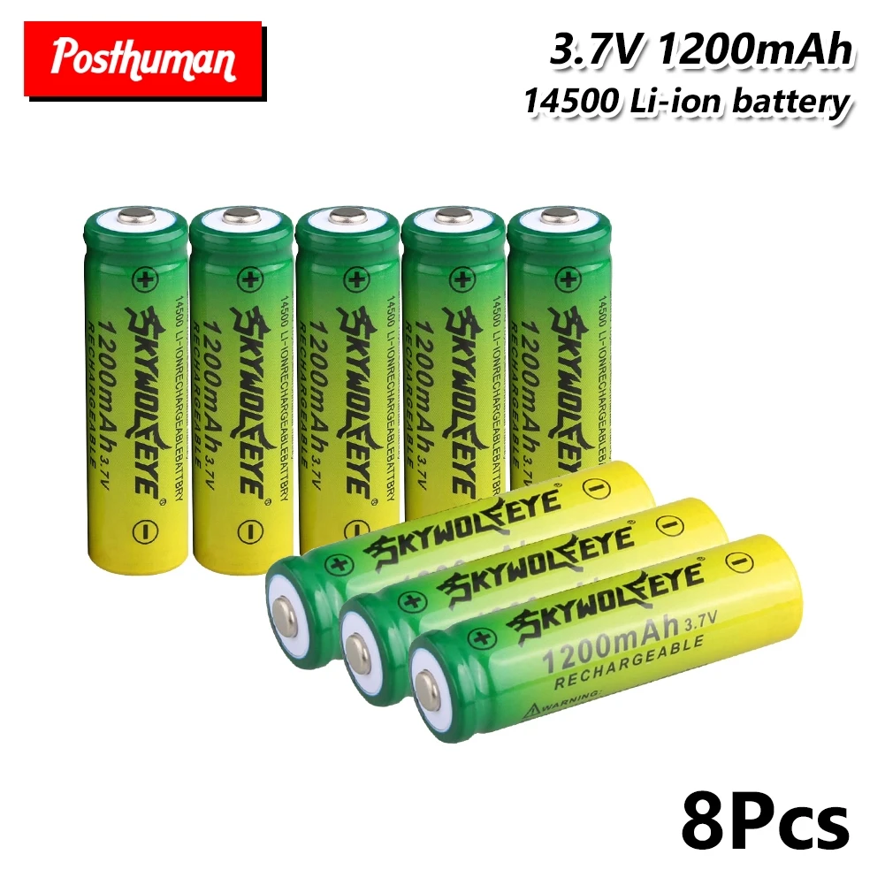 14500 батарея 3 7 V 1200mAh литий полимерный аккумулятор для микрофона мини вентилятор