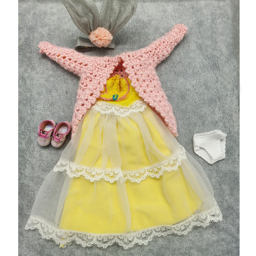 Handmade Knit Doll Clothes Sets 5 pcs Include Sweater yellow Dress Shoes for 1/6 BJD Girl Doll Accessories Fashion Bjd Clothes
Handmade Knit Doll Clothes Sets 5 pcs Include Sweater yellow Dress Shoes for 1/6 BJD Girl Doll Accessories Fashion Bjd Clothes